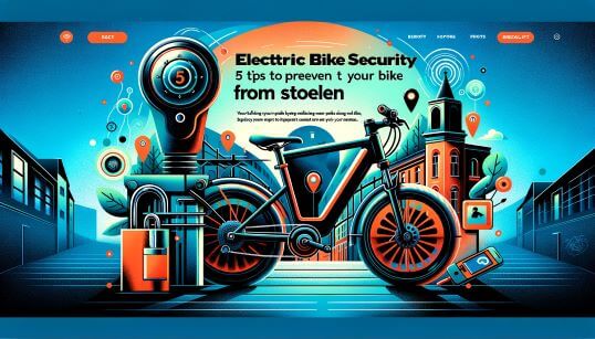 Electric Bike Security: 5 Tips to Prevent Your Bike from Being Stolen