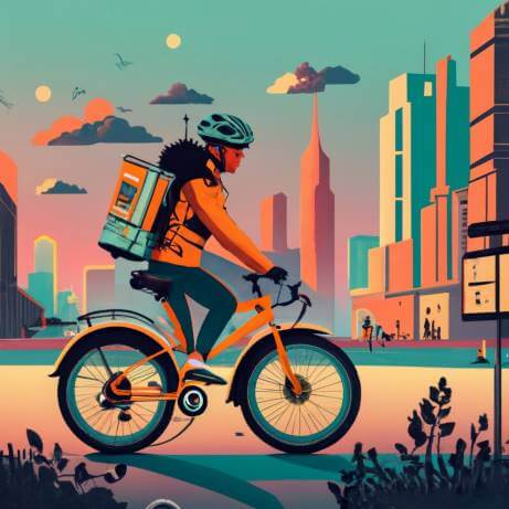 Electric Bike & Cycling Food Delivery: Gear & Ex-Rider Tips