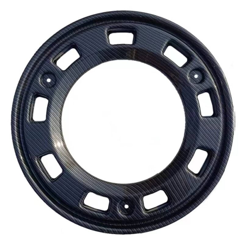 Durable black wheel cover