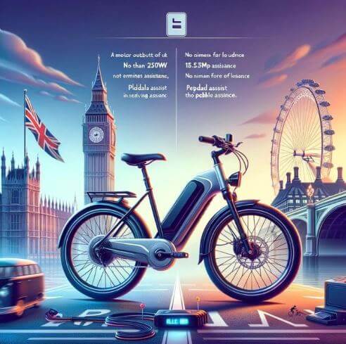 Image showing the electric bike law in the UK