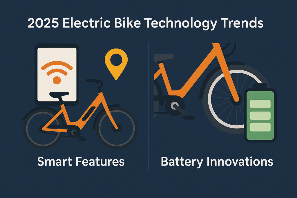 2025 Electric Bike technology trends showing smart features and battery innovations 2025 Electric Bike technology trends showing smart features and battery innovations