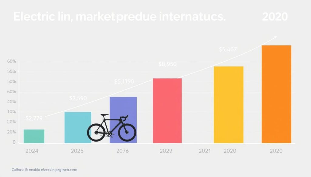 Projected electric bike market growth to 2030 Projected electric bike market growth to 2030