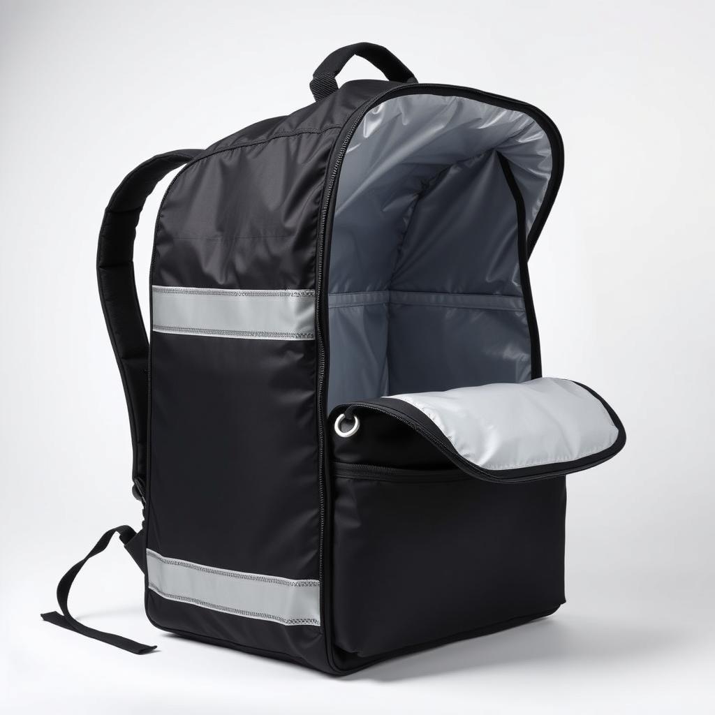 Large insulated delivery backpack for electric bike food delivery Large insulated delivery backpack for electric bike food delivery